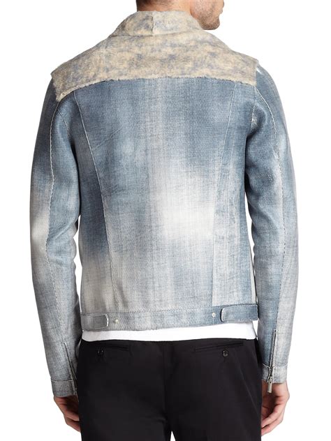 men's fendi denim jacket